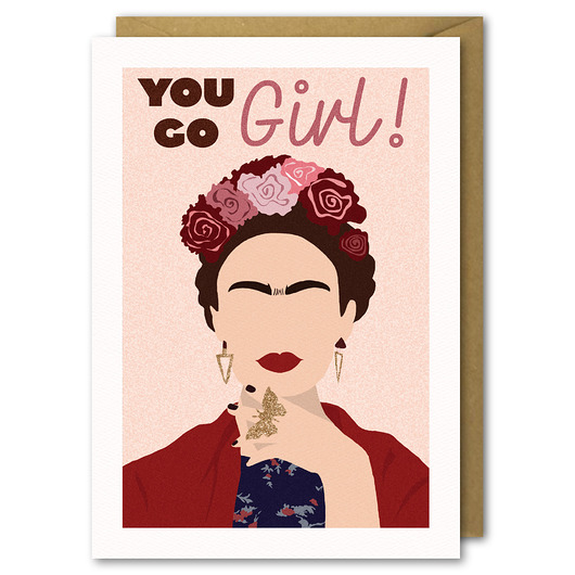 Kartka Okolicznościowa You Go Girl, B6 PaperFlamingo