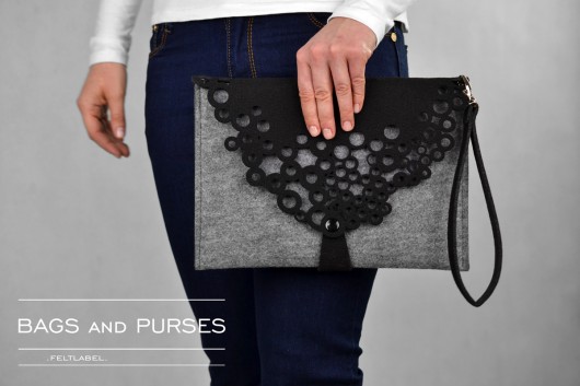 GreyLetter felt label