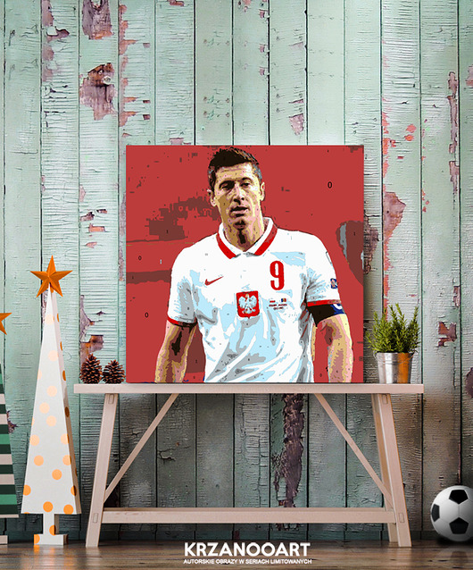 obrazy i plakaty do pokoju dziecięcego Obraz "Lewy" do malowania po numerach