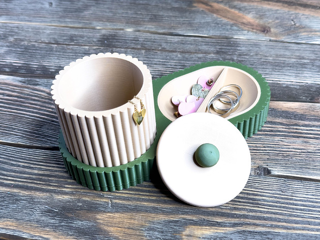 pojemniki na biżuterię Pojemnik, organizer na biżuterię i drobiazgi  - różne kolory