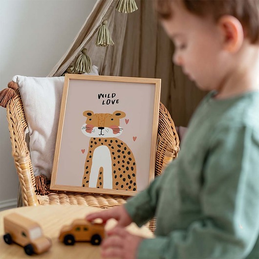 obrazy i plakaty do pokoju dziecięcego Plakat Wild Love  - Plakaty Na Ścianę Dla Dzieci