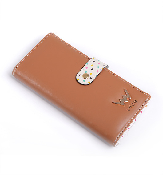 Portfel damski BROWN LOVELY DOTS vuch