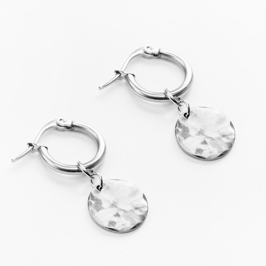Limitowane kolczyki srebrne Cielesność Esencja Vander jewelry
