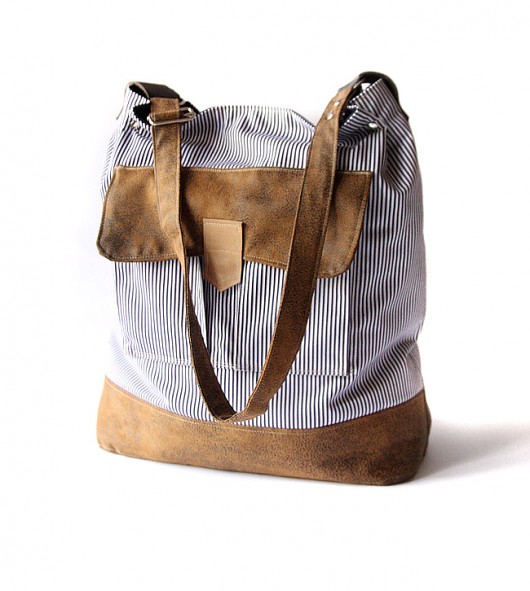torba - stripes&gobi nut  - elfagado