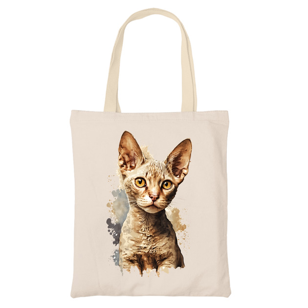 torby na ramię Torba z kotem devon rex kocia mama kociara