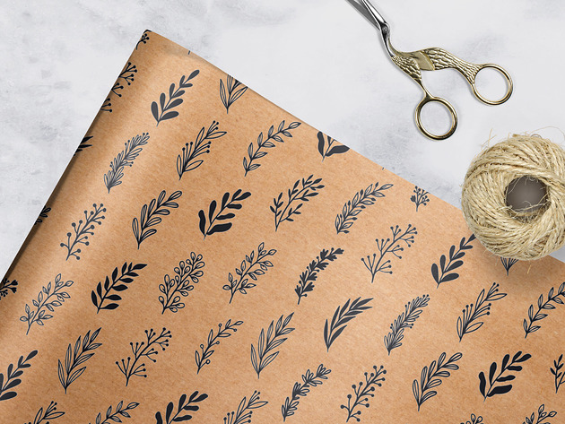 papier do pakowania - floral 022kraft Wrap and Pack