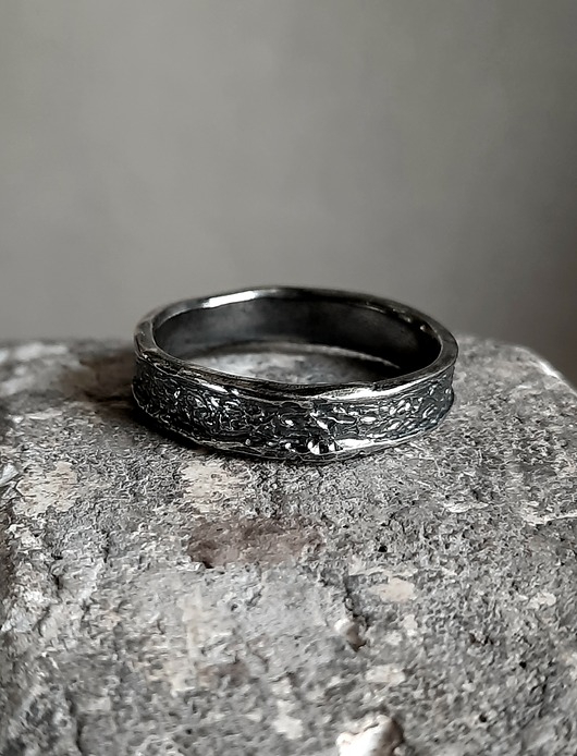 biżuteria męska Pierścionek - sygnet ROUGH rozmiar 25, srebro p.925