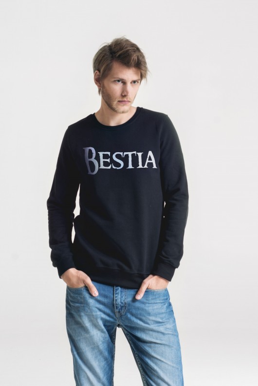 BESTIA Bluza Męska CZARNA GAU great as You