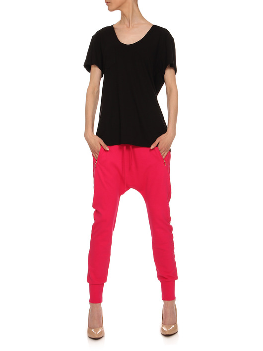 T-shirt czarny YY500204_RAL9005 YULIYA BABICH