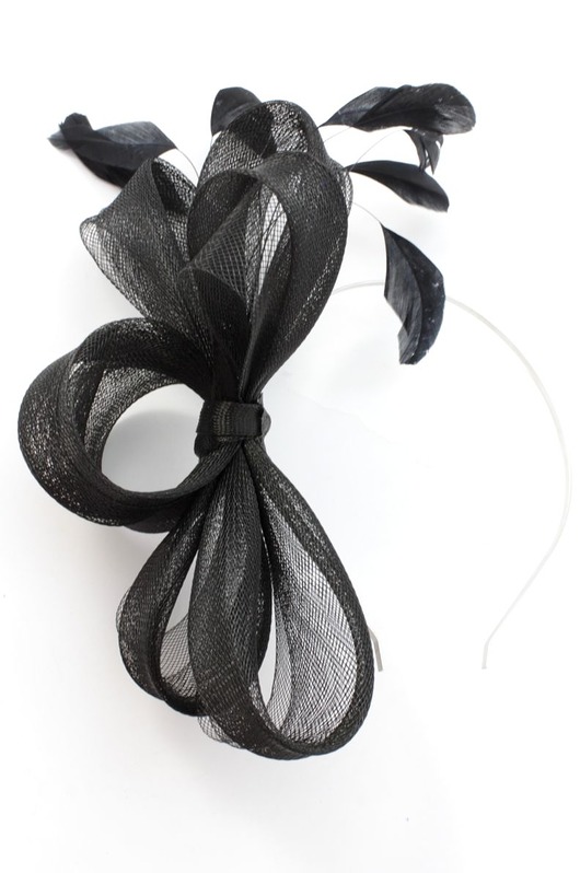 fascynatory CAMELIA czarny fascynator