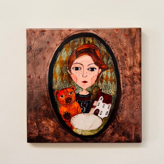 grafiki i ilustracje Kafle ceramiczne imienne