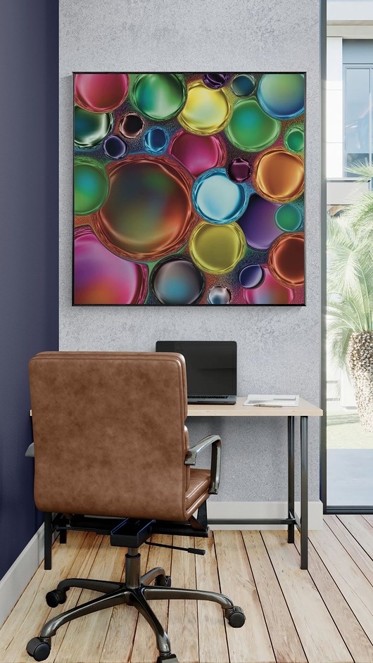 grafiki i ilustracje Chromatic Puls #5, autorski graficzny obraz