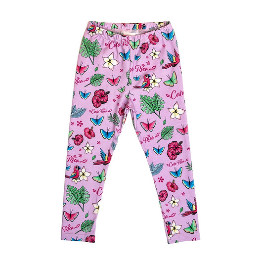 legginsy i getry dla dziewczynki Legginsy Costa Rica Lila