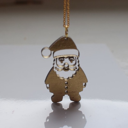 Naszyjnik świąteczny prezent Mikołaj iziartwear