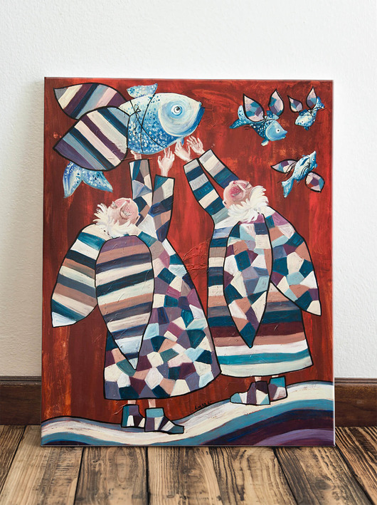 obrazy Nauczę Cię latać. Giclee