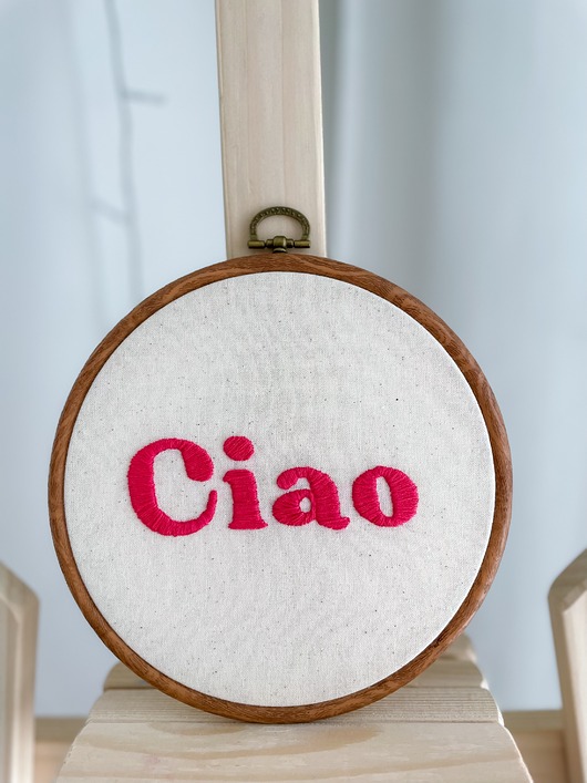 Ozdoby na ścianę Ramkotamborek Ciao