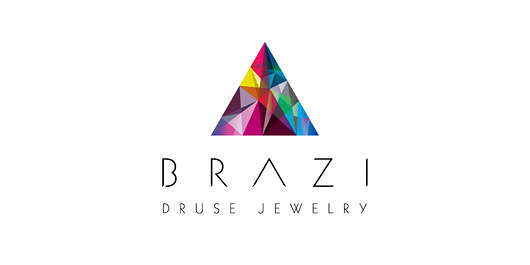 InspiRING Agat Flat Granat rozmiar 21 Brazi Druse Jewelry