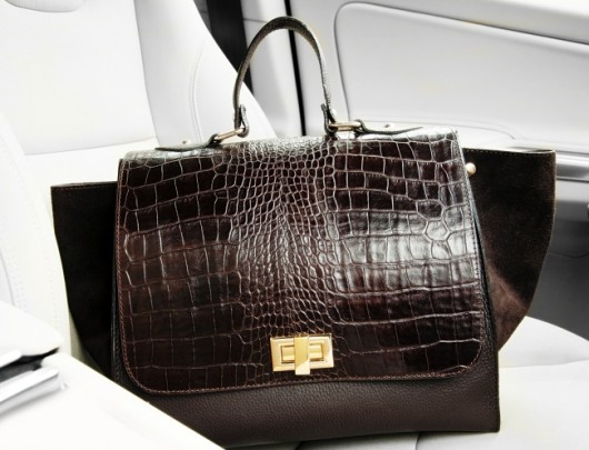 Torba damska,kuferek GL9841 Brown  Vera Bags
