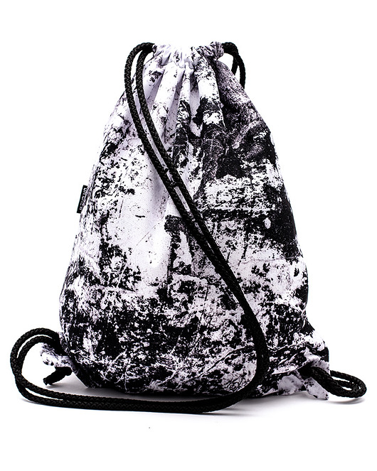 torebki, worki i plecaki dziecięce Worek Plecak Wodoodporny DR.CROW Marble Grey