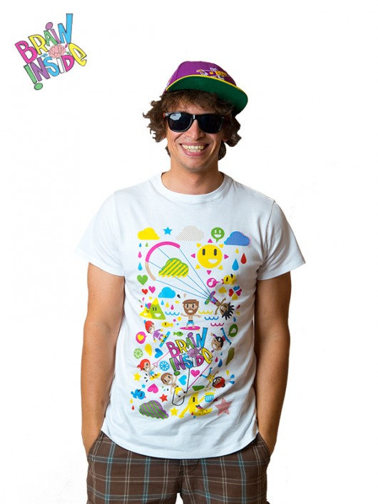 Bro Tee Brain Inside