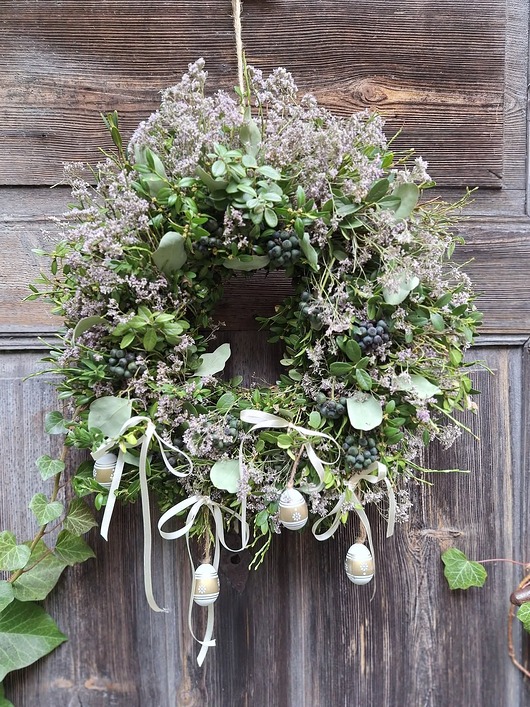 wianki wielkanocne Zamowienue Wianek Wielkanocny Wiosenny wianek na drzwi lub stół