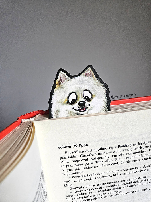 zakładki do książek Zakładka do książki Piesek Gustaw *