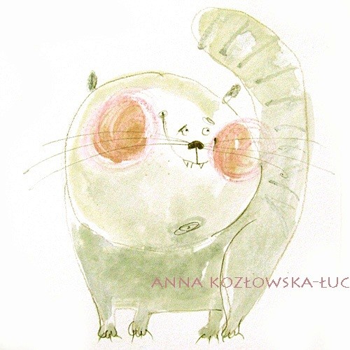 Kotek szary, jasny Anna Kozłowska- Łuc