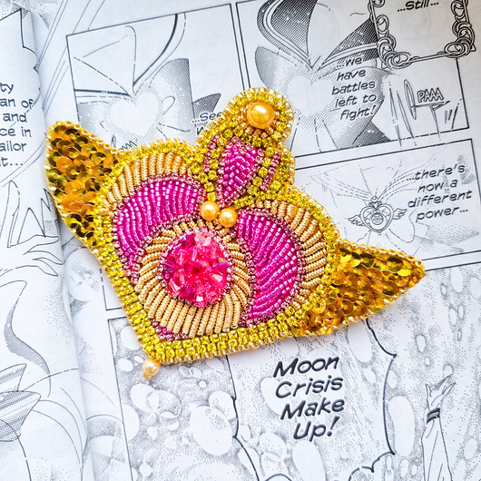 broszki Broszka Sailor Moon rękodzieło Czarodziejka z księżyca