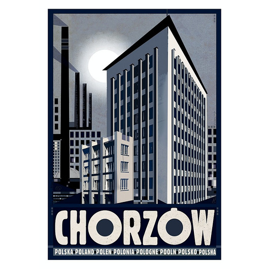 kartki okolicznościowe - wydruki Kartka pocztowa - Chorzów