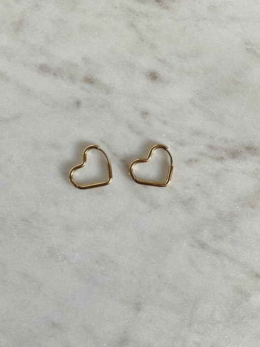 kolczyki pozłacane Kolczyki pozłacane Serca