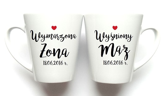 Kubki Ślubne Latte W&W FarrowDesign