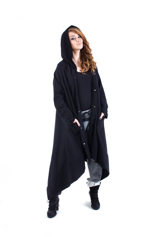 Płaszcz Black Monk oversize STREETCODE