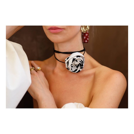chokery Choker z jedwabiu