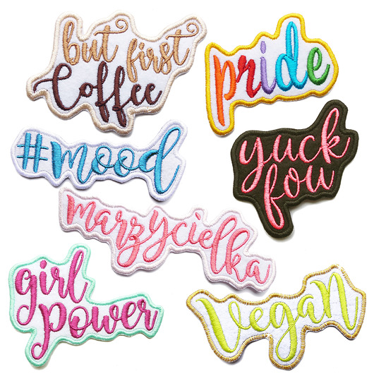 naszywki na ubrania Personalizowana haftowana naszywka 