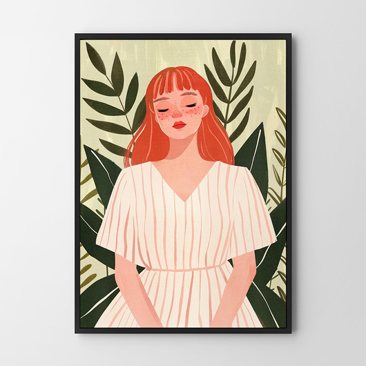 plakaty Dziewczyna ilustracja plakat