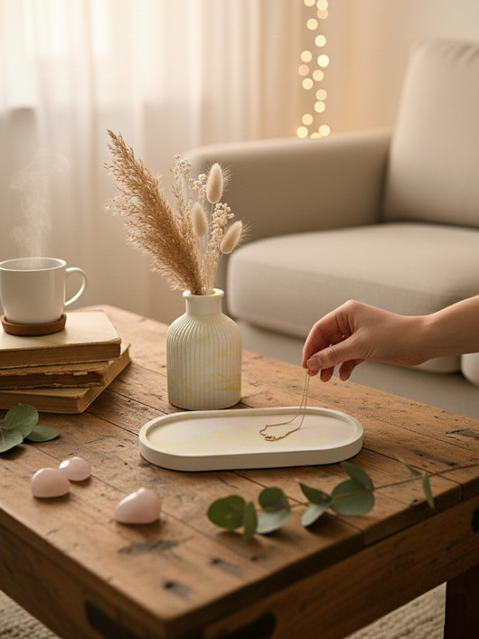 Podstawki pod kadzidełka Podstawka z wazonem zestaw na prezent