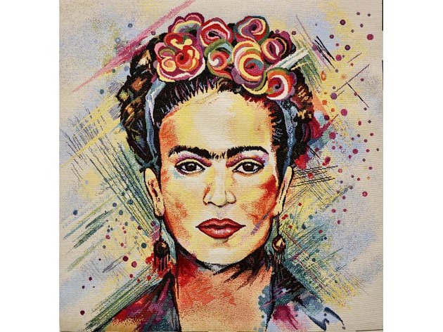poduszki z grafiką Poduszka ozdobna FRIDA KAHLO
