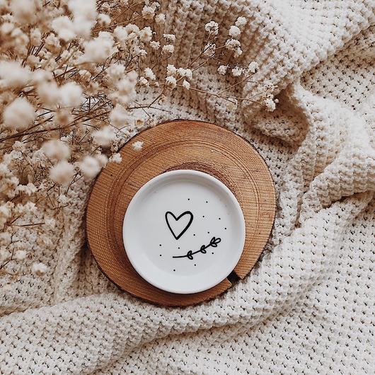 Spodek na biżuterię HEART my mug company