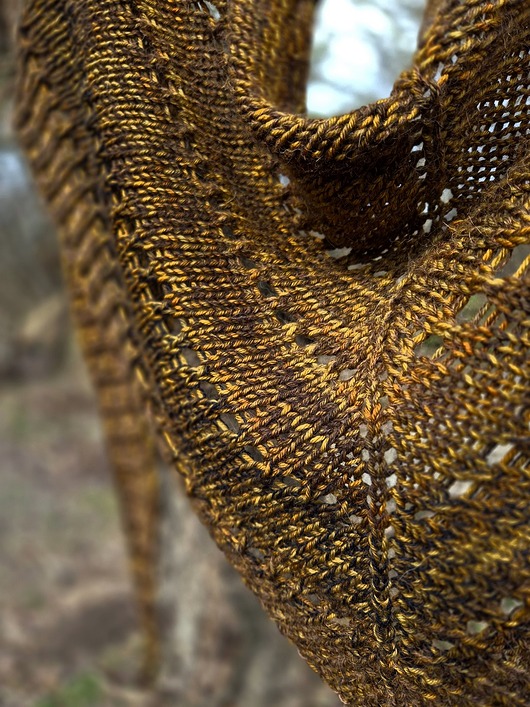 szale damskie Ochra / chusta