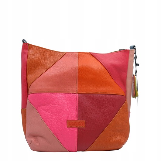 torby na ramię Torebka damska klasyczna skórzana na ramię oryginalna szeroki pasek OLIVKA