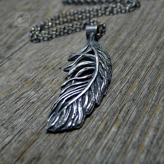 Feather Necklace - Alma Radecka art
