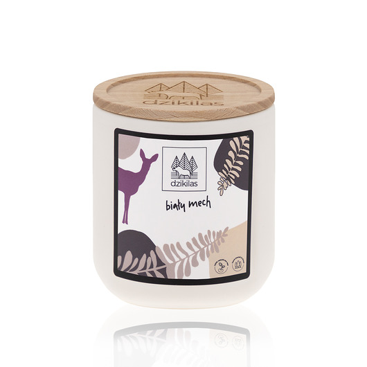 świece zapachowe Świeca o zapachu białego piżma 80g - Biały mech