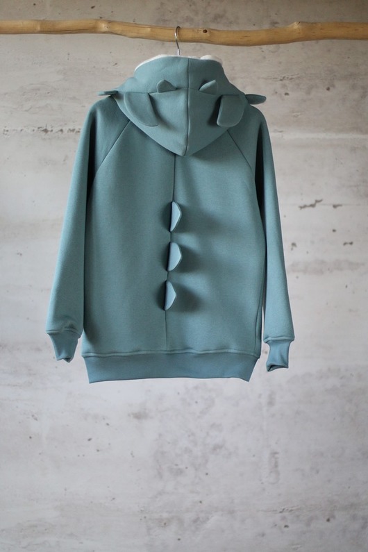 bluzy męskie Bluza Męska Miętowy SZCZERBUSZEK