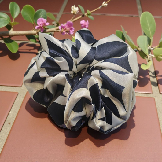 gumki do włosów Scrunchie X XL .Satynowa gumka