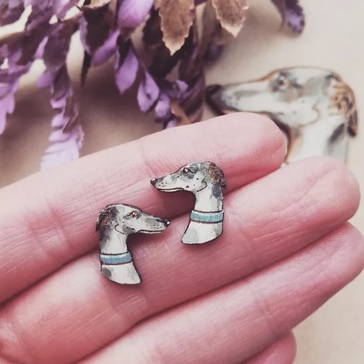 kolczyki drewniane Chart