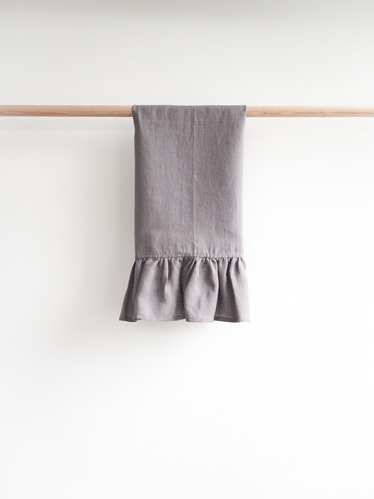 fartuchy kuchenne Ręcznik kuchenny lniany  TRUE GREY