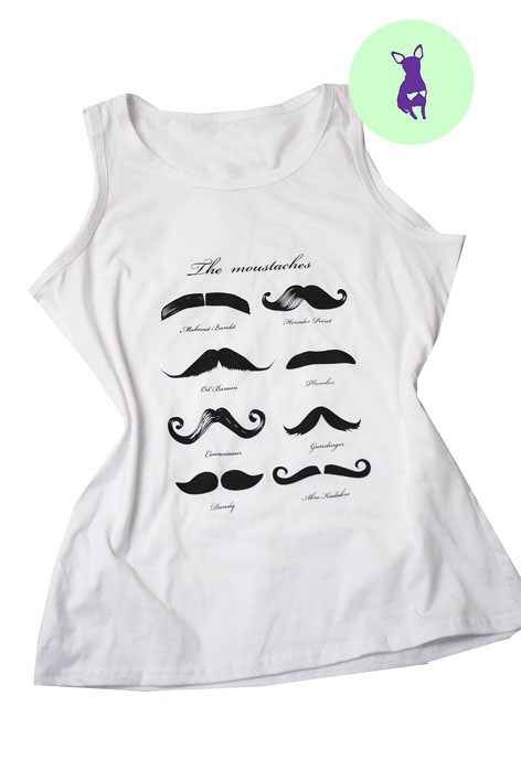 wąsiasty tank top MUSHKA