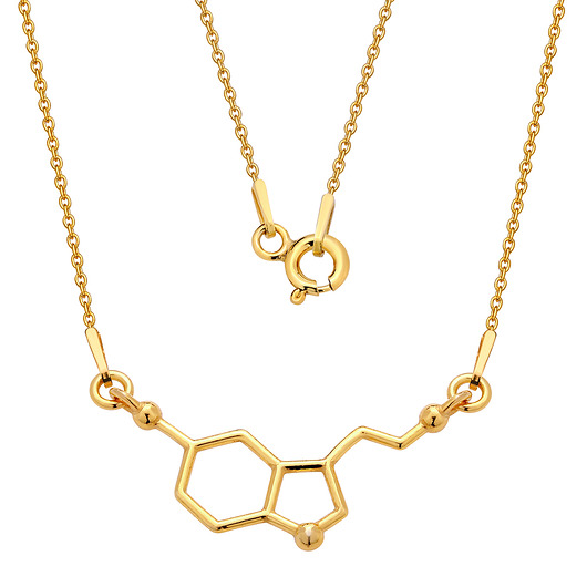 złote naszyjniki Naszyjnik z serotoniną /806/