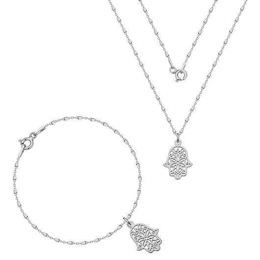  Komplet Hamsa / ręka Fatimy /176/ MYNESS
