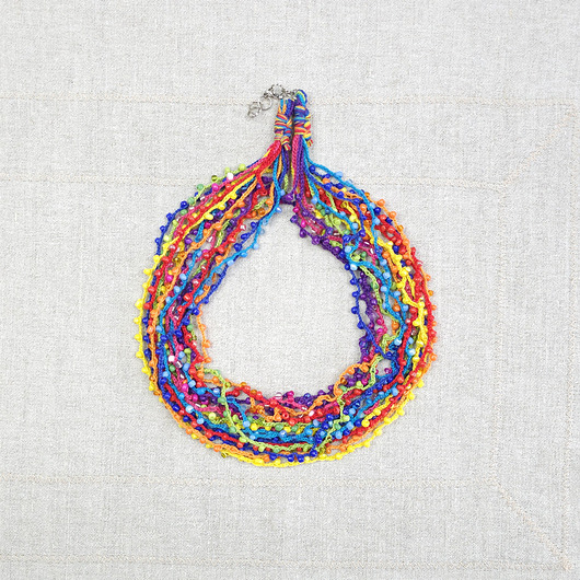 kolie 7020 Kolorowy naszyjnik boho 
